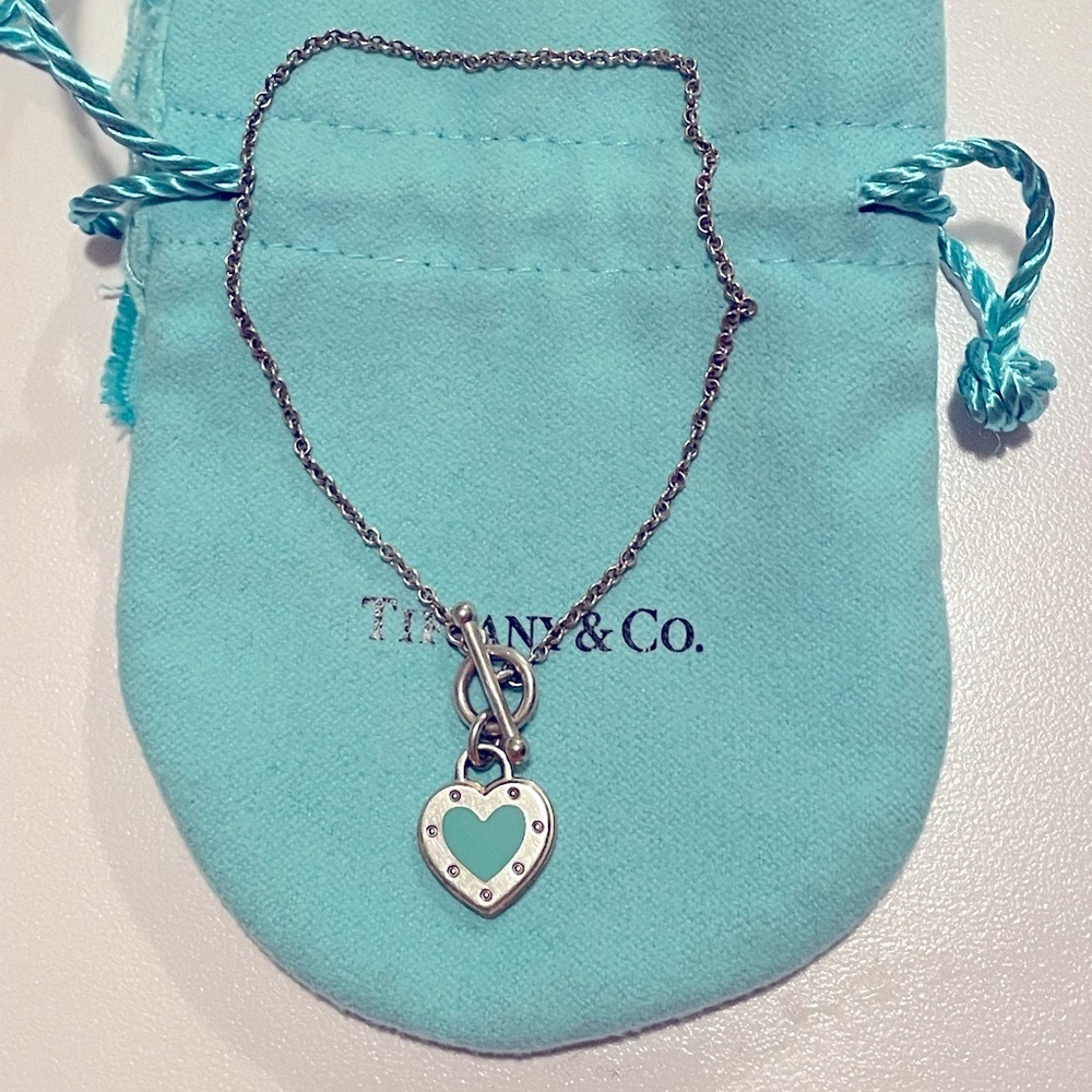 *RETIRED * Authentic Tiffany & Co teal bracelet. Make a offer